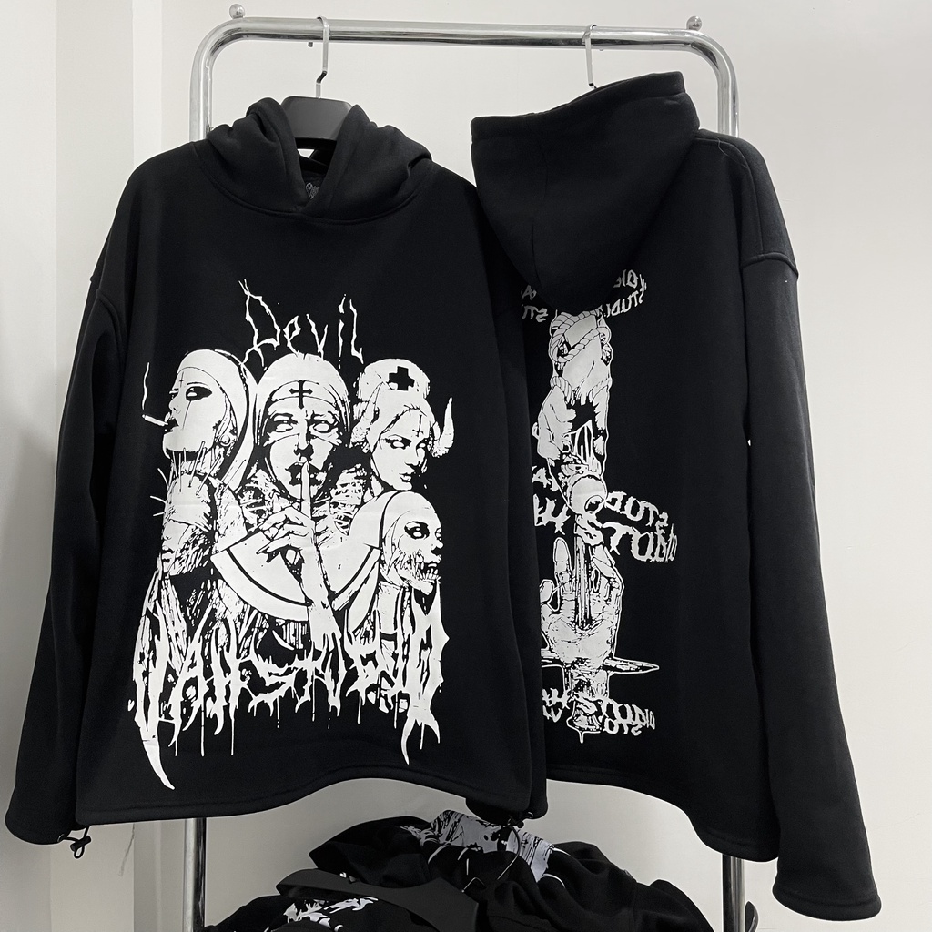 Áo hoodie vah nurse Áo khoác nỉ vah.studio chất nỉ bông cao cấp có tag hãng
