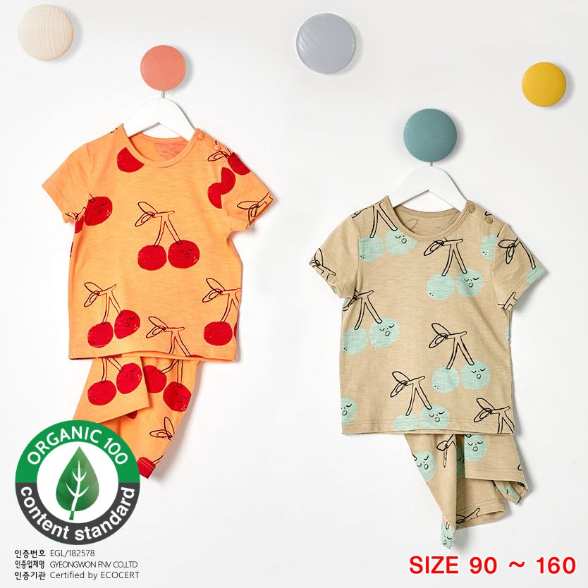 Đồ bộ ngắn tay quần áo thun cotton mịn mặc nhà mùa hè cho bé trai Unifriend Hàn Quốc U3048