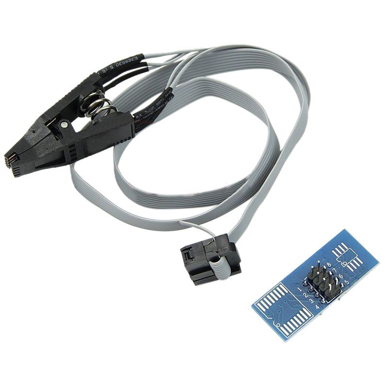 Bộ cài đặt ezp2010 USB SPI tốc độ cao 24 25 93 EEPROM 25 + phụ kiện kẹp thử nghiệm soic8 sop8