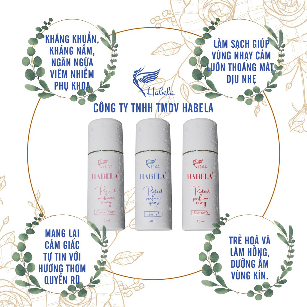 Nước hoa vùng kín đa năng chính hãng Habela | BigBuy360 - bigbuy360.vn