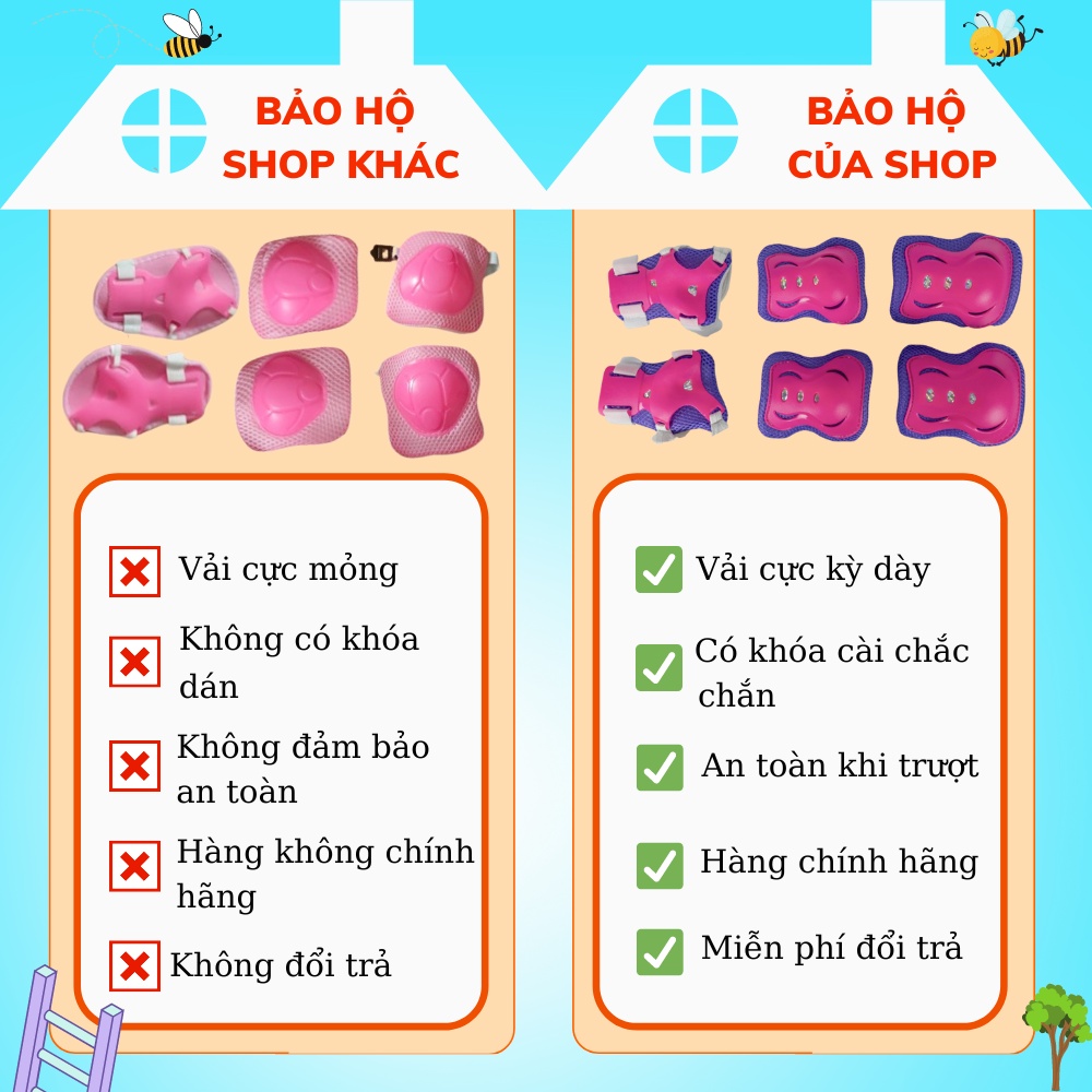 Bảo Hộ Tay Chân Centosy Dành Cho Bé, Giúp Bé An Toàn Khi Chơi, Hoạt Động Thể Thao Cao Cấp, Chính Hãng