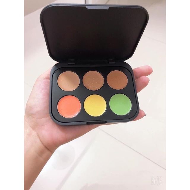 Che khuyết điểm BH Cosmetics 6 Color Concealer & Corrector Palette (bill Mỹ)