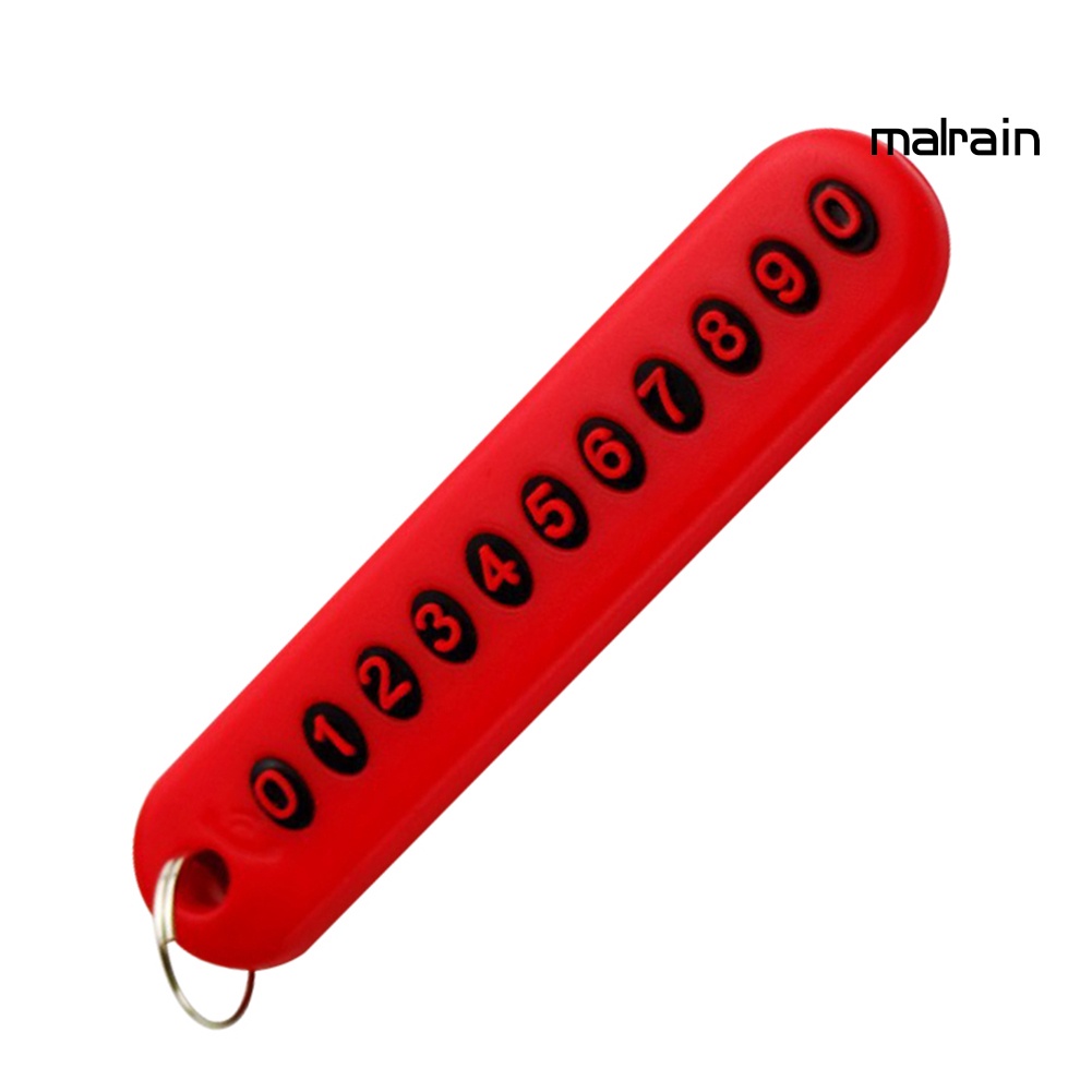 Móc Khóa Bảng Số Điện Thoại Chống Mất Tiện Lợi