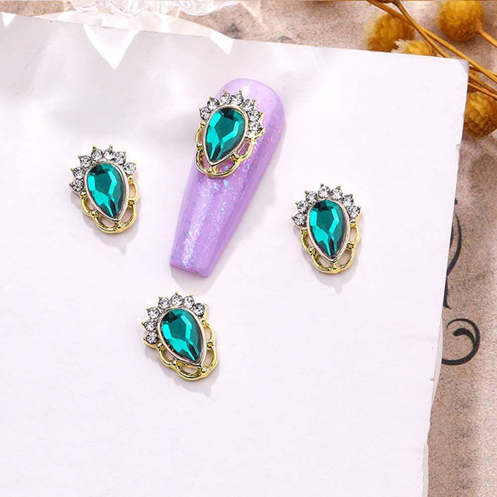 Phụ Kiện Trang Trí Móng Tay Hình Giọt Nước Xinh Xắn|Phụ Kiện Trang Trí Móng Tay 3D Bằng Hợp Kim Sang Trọng DIY