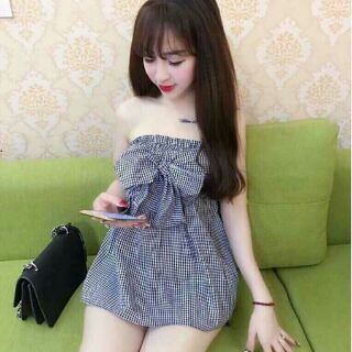Áo nơ cúp ngực