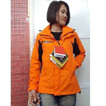 Áo Khoác Chống Nước,Chống Nắng,Chống Rét,Lạnh Cho Nam Màu Cam