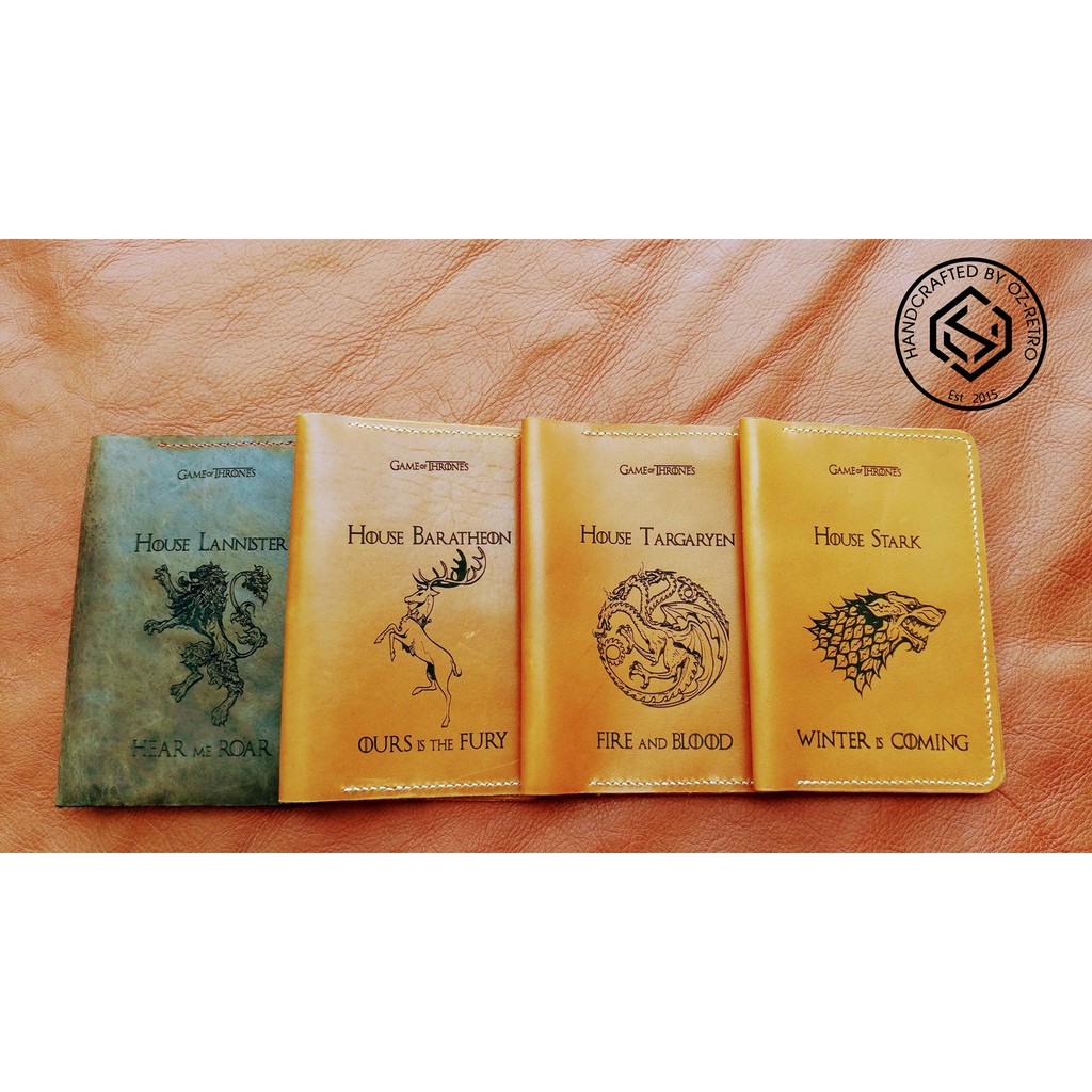 Bao Da Hộ Chiếu Passport Cover Phiên Bản Game Of Thrones, Warhammer, Biểu Tượng Văn Hóa Đaị Chúng