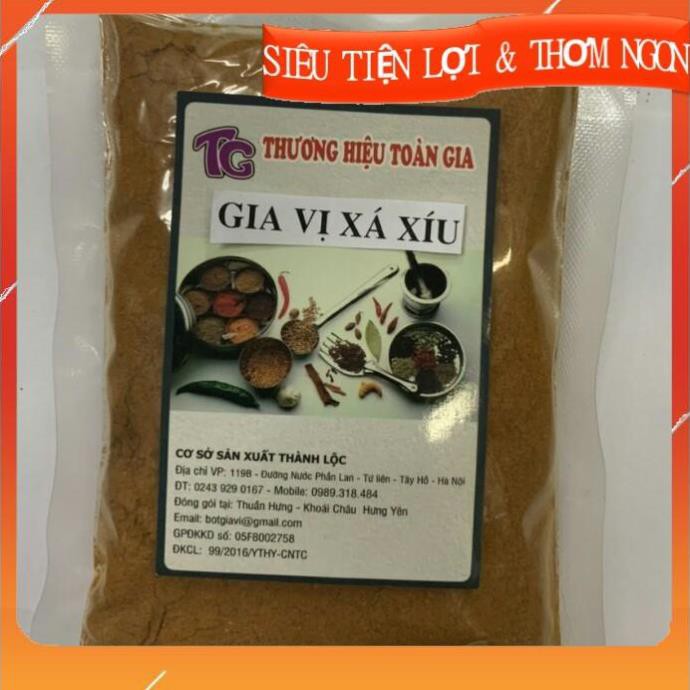 [NGON & TIỆN] Bột gia vị xá xíu gói 100gr - Ướp thịt xá xíu tiện lợi, thơm ngon, chuẩn vị