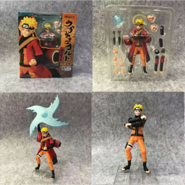 [Hàng có sẵn-Xả hàng tăng doanh số] Mô hình khớp cử động naruto sắc nét từng chi tiết, khớp tốt, cao 15cm