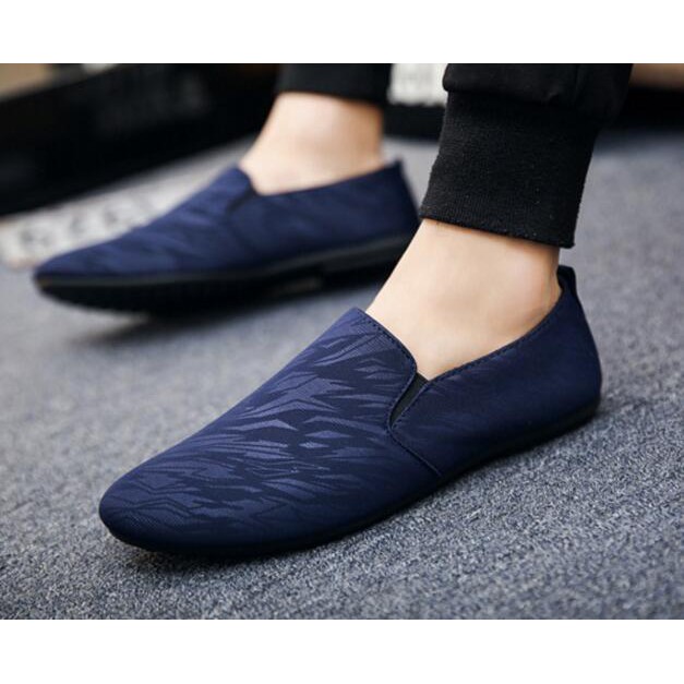 Giày lười vải canvas thoáng khí trẻ trung thời trang dành cho nam | BigBuy360 - bigbuy360.vn