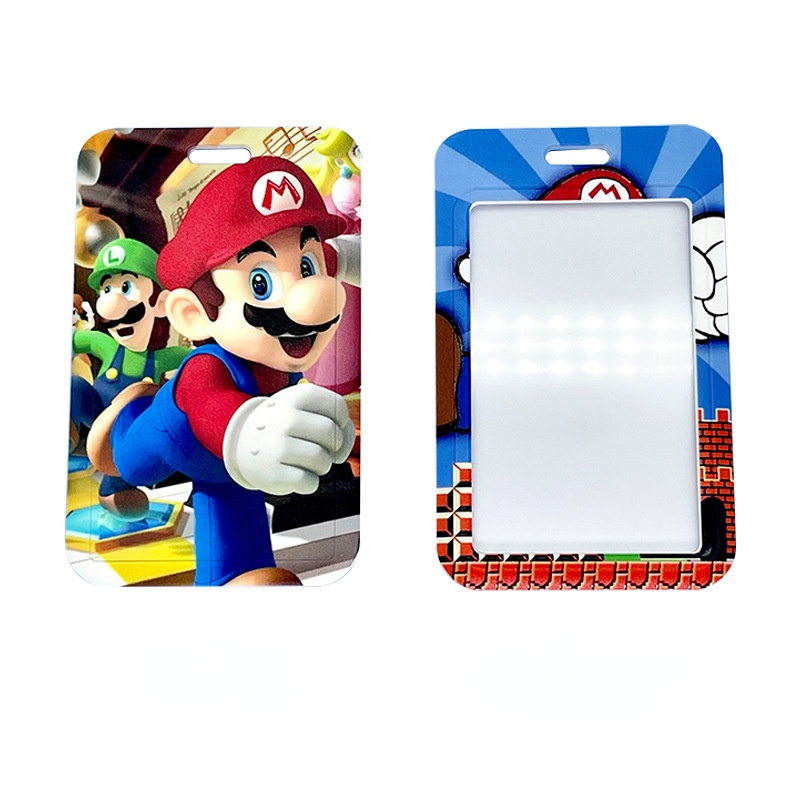 Bộ Dây Treo Thẻ / Thẻ Ngân Hàng / Trường Học Hình Mario Dễ Thương