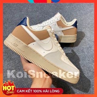 Giày Sneaker AF1 Nâu Xám bản xịn hàng đẹp || Full box, Ảnh thật
