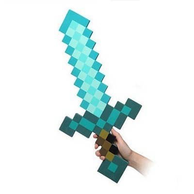 Combo đồ chơi Kiếm-Súng Minecraft Diamond