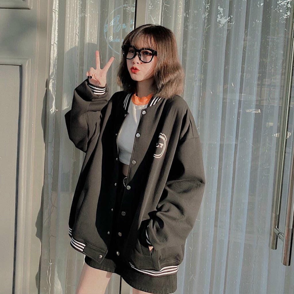 Áo Khoác Nỉ Icon Tóc Xoăn AKN14 Nam Nữ Unisex kiểu dáng Ulzzang | BigBuy360 - bigbuy360.vn