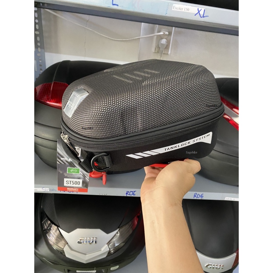 Túi cài bình xăng Givi ST500, túi Tanklock ST500, hàng chính hãng, mới 100%