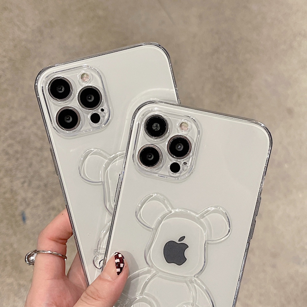 3D KAWS Bear Tide Brand Phone Case for IPhone 11 Case 7Plus 8Plus XR 13 12 Pro Max Ultra Slim Fit Shockproof Soft TPU Shell | BigBuy360 - bigbuy360.vn
