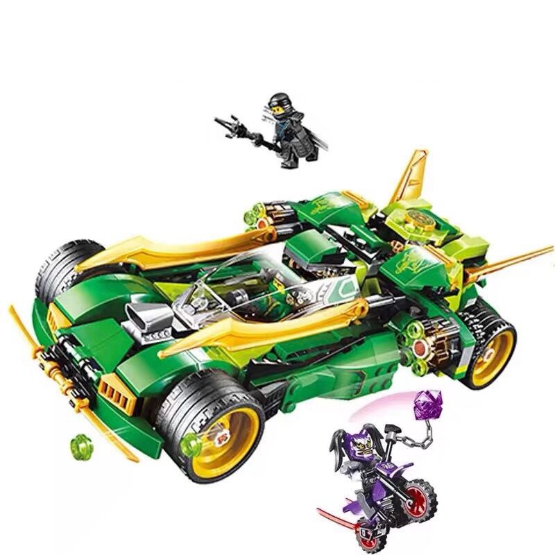 (có sẵn) lắp ráp Lego Ninjago zimo 4013 81642 Xe Đua Bóng Đêm Của Ninja