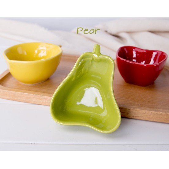 [Hot] Bát ăn dặm kiểu nhật hình chanh,táo,lê