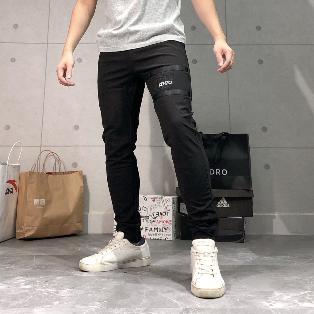 Quần jogger nam tập gym yoga quần thể thao ống suông cao cấp bigsize xuất khẩu QCT 22 - 02