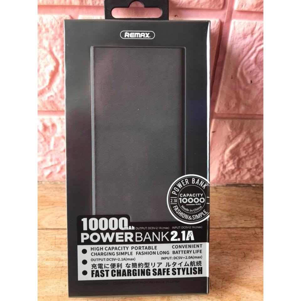 PIN SẠC DỰ PHÒNG REMAX RPP-149 DUNG LƯỢNG 10.000mAh 2 cổng usb