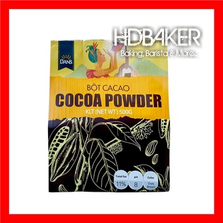 Dans - bột cacao dans nguyên chất - gói 500gr