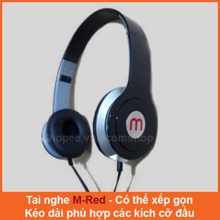 Tai nghe chụp tai M-Red có thể xếp gọn, kéo dài phong cách Hàn Quốc