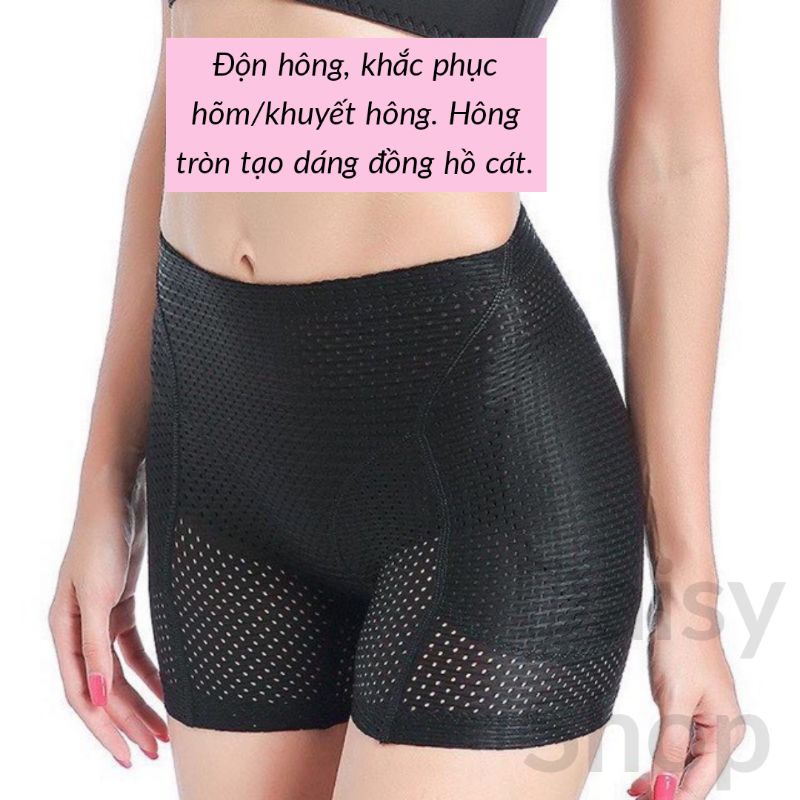 Quần Độn Mông, Quần nâng Mông và Hông cạp cao hàng đẹp,mặc váy, áo dài chất đúc su cao cấp Loại đẹp01 Pinkaha