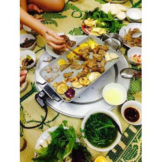 Bếp nướng điện phủ vân đá dh-ss01