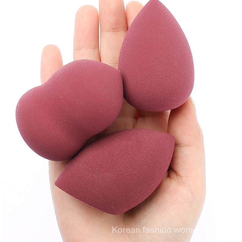 【Water Larger】Egg Box Powder Puff Sponge Air Cushion Cosmetic Egg Wet and Dry Dual-Use Super Soft Smear-Proof Independent Packaging