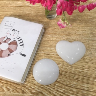 [Tròn 4cm, tim 4*4.5cm] Phôi nhựa làm cột tóc