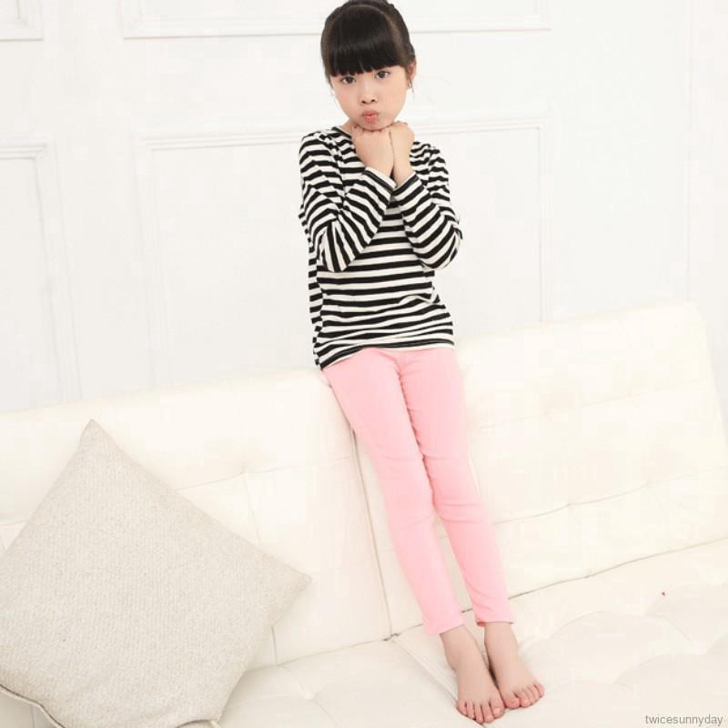 Quần dài nhiều màu sắc lựa chọn xinh xắn cho bé gái