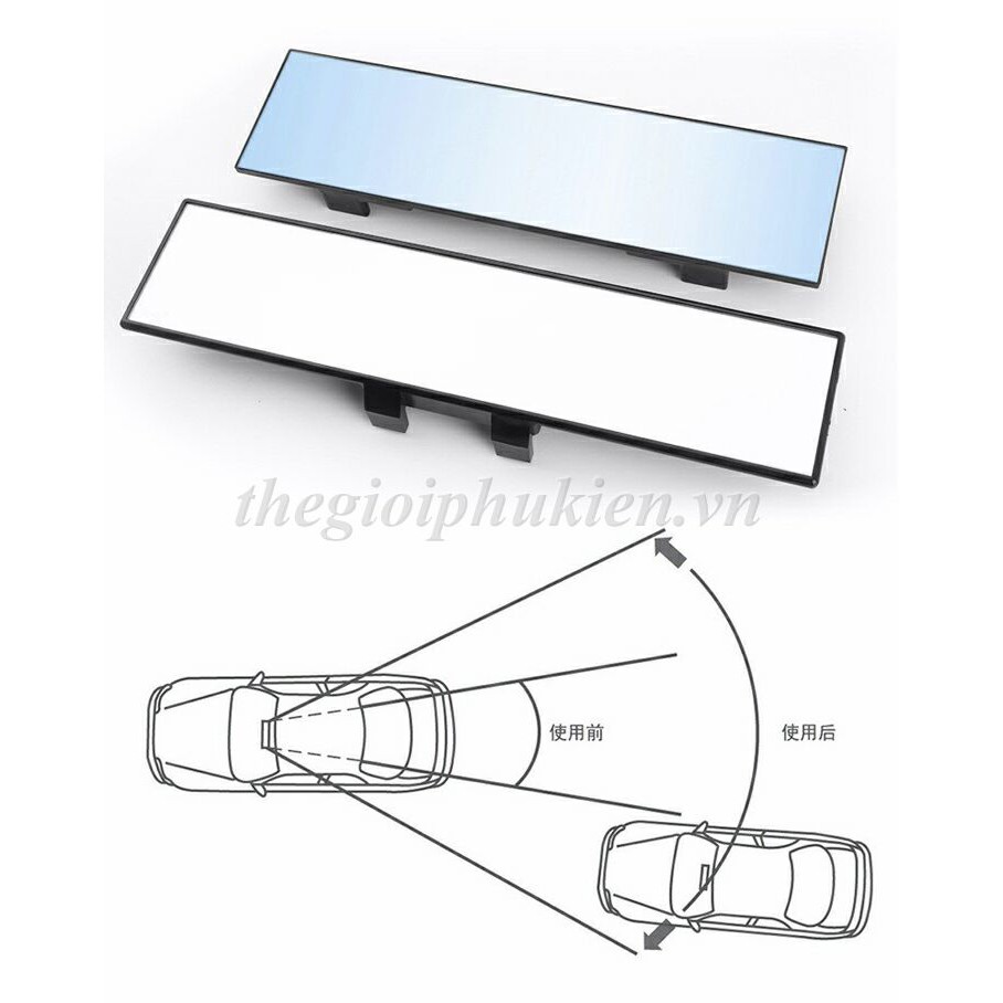 Gương chiếu hậu 3R mở rộng góc nhìn gắn trong Ô tô, Xe hơi