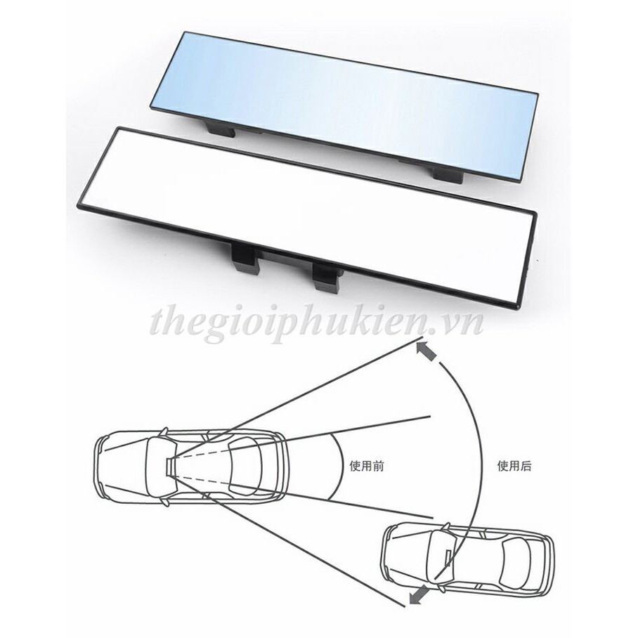 [Giá rẻ nhất ] Gương chiếu hậu 3R mở rộng góc nhìn gắn trong Ô tô, Xe hơi