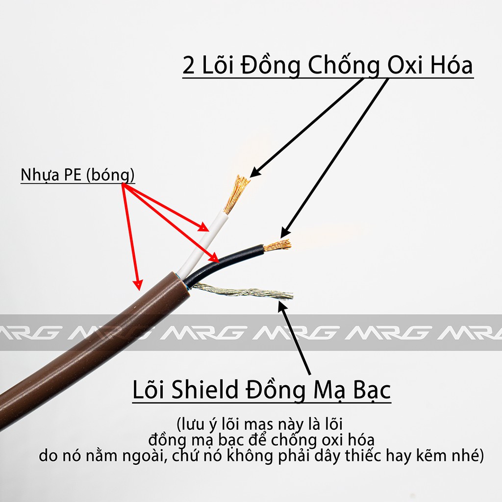 Dây Tín Hiệu Âm Thanh 3 Lõi Đồng - MrG