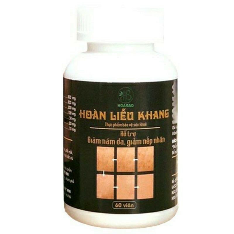✅Hoàn Liễu Khang ❤️[ CHÍNH HÃNG ] ❤️ Hỗ trợ làm giảm lão hóa da, nám da, sạm da (Lọ 40 viên)