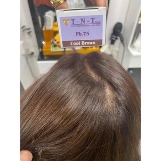 Màu nhuộm Phủ Bạc TNT plus 100ml Baber shop cho salon tóc sử dụng