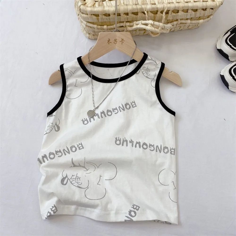 Bộ Đồ Thể Thao Hai Mảnh Áo Thun Cotton Không Tay Cổ Tròn Phong Cách Thể Thao Thời Trang Mùa Hè Kiểu Mới 2022