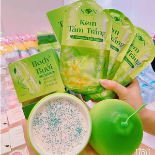 Kem body bưởi son cosmetics - body cốt ủ bưởi 200gr - tặng tắm trắng