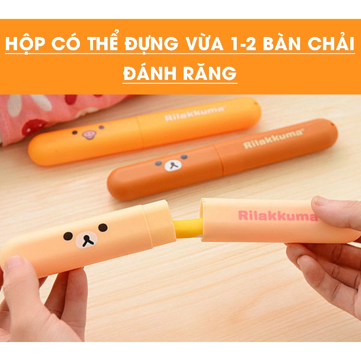 Hộp Đựng Bàn Chải Đánh Răng Du Lịch Hình Dễ Thương Tiện Lợi