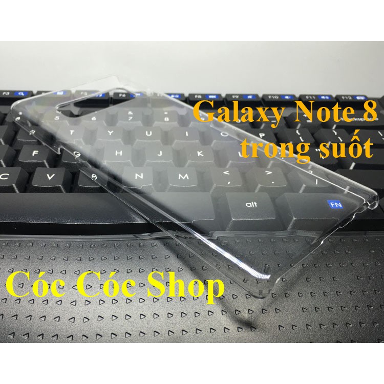Ốp lưng Sam sung Galaxy Note 8/ S8 / S8 plus nhựa CỨNG TRONG SUỐT/ CỨNG NHÁM MỜ | BigBuy360 - bigbuy360.vn