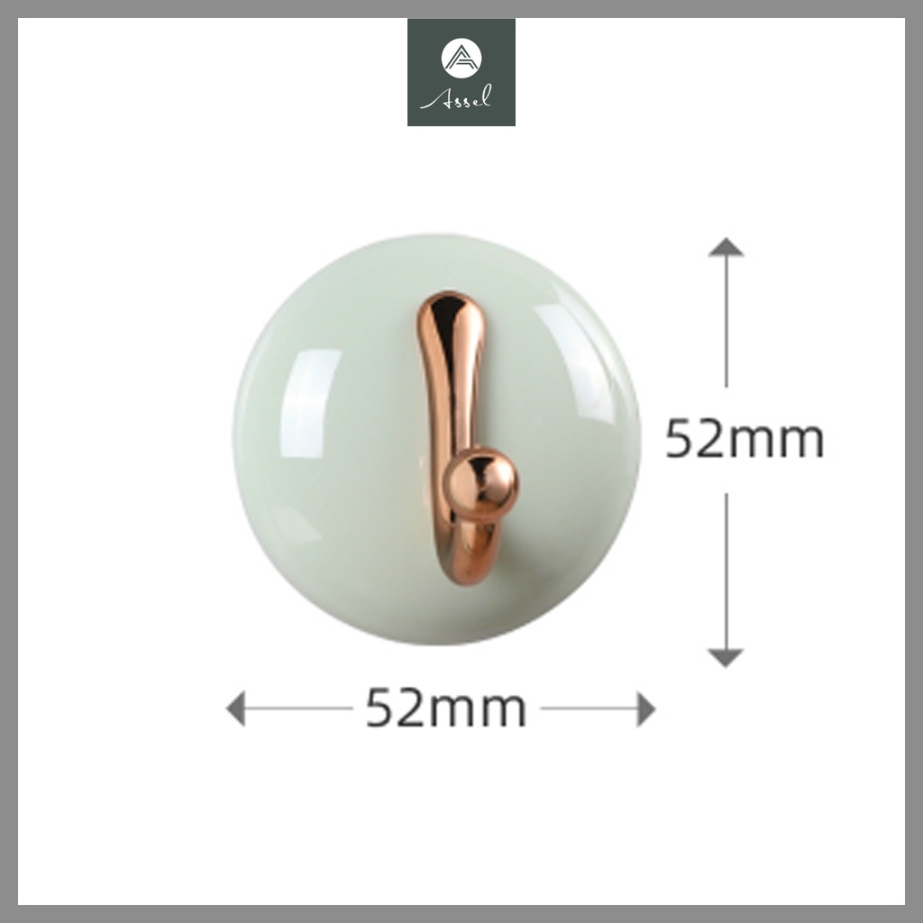 Móc treo quần áo dụng cụ nhà bếp đơn gắn tường siêu dính không cần khoan, móc treo đơn đa năng trang trí hiện đại
