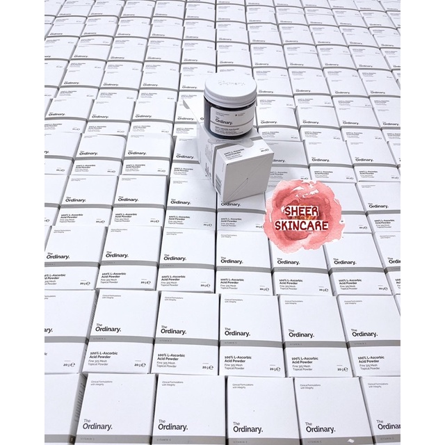 Bột Vitamin C 100% L-Ascorbid Acid Powder The Ordinary