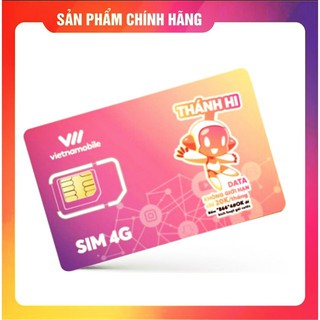 SIM 4G THANH HI miễn phí data 4G 1 tháng,gọi nội mạng, cước 20k/tháng