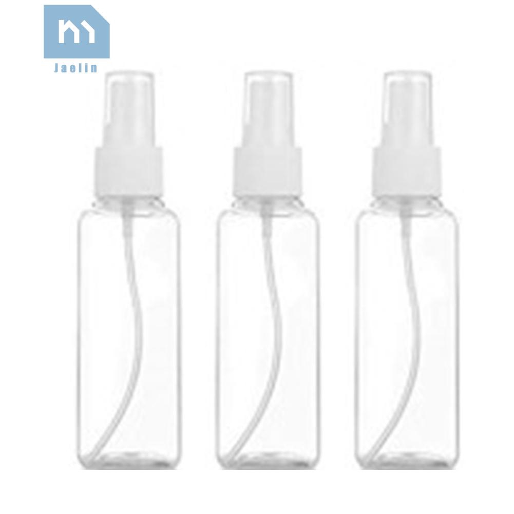 Bộ 3 Chai Xịt Rỗng 50ml Trong Suốt Di Động Nhựa Nhỏ Có Thể Nạp Lại Đựng Mỹ Phẩm Tiện Dụng