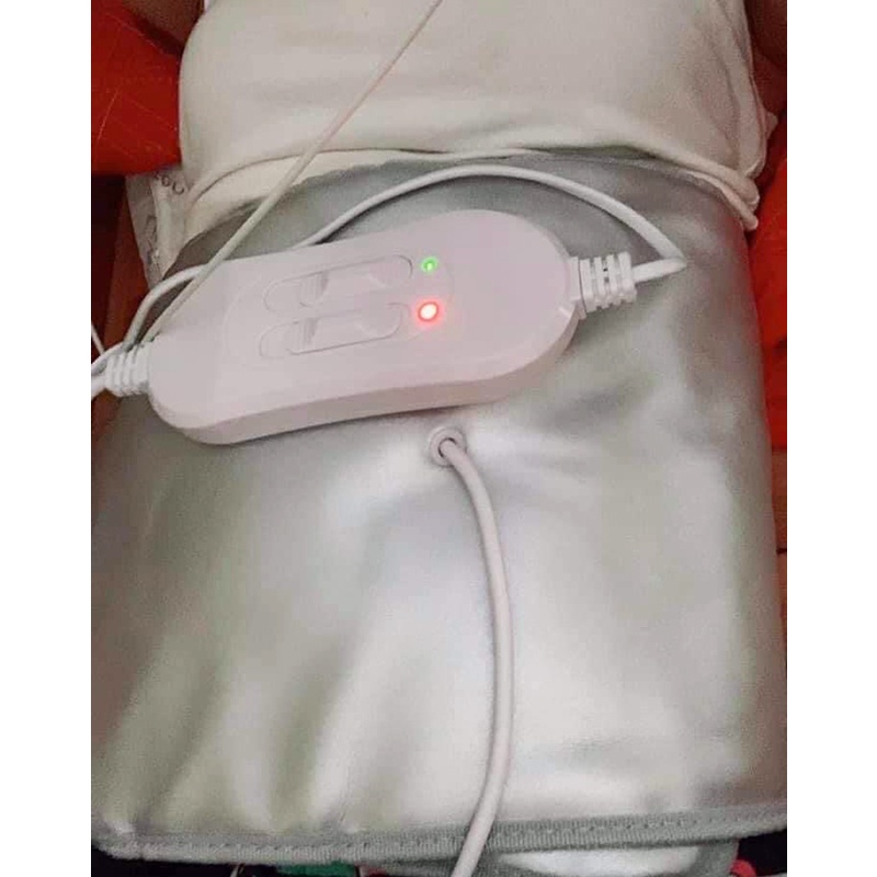 Đai quấn nóng rung giảm béo bụng đùi Saporoo dùng sau sinh