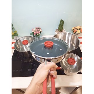 Bộ nồi inox arber rosy - hàng chính hãng