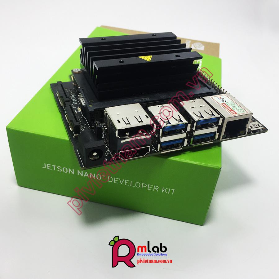 Máy tính nhúng Jetson Nano Dev Kit B01, tích hợp 2 cổng camera CSI chính hãng NVIDIA