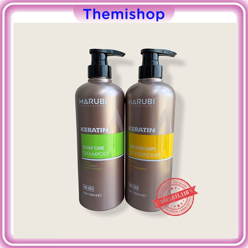GỘI XẢ DƯỠNG SÂU, MỀM MƯỢT, PROTEIN MARUBI 800ML-HÀNG CHÍNH HÃNG CT69