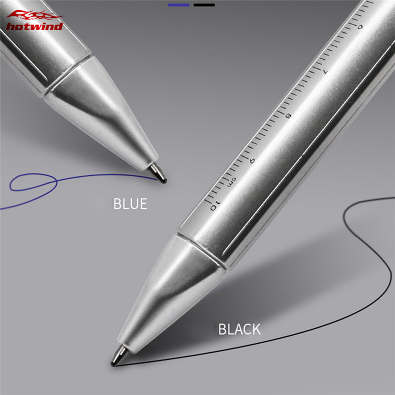 HW New Multifunction Gel Ink Pen Vernier Caliper Roller Ball Pen Stationery Ball-Point 0.5mm Drop shipping