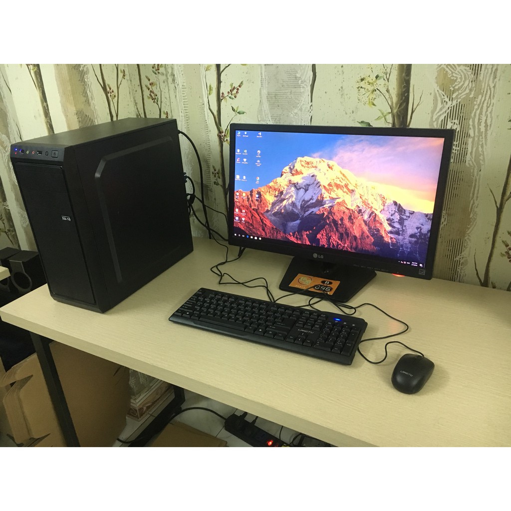 Bộ máy tính để bàn Cấu hình H61 + i3 3220 + ram 4gb + VGA GTX 650 1gb + bộ nhớ 160gb + màn hình 20 inch chơi tốt fifa 4 | BigBuy360 - bigbuy360.vn